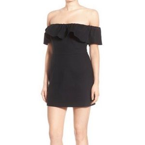 🌻HP🌻 Kendall & Kylie Black Ruffle Mini dress S
